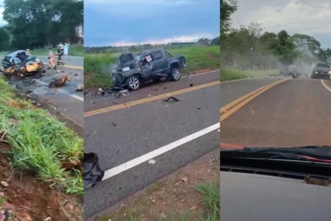 Policiais de Goiás morrem após grave acidente em Firminópolis em Goiás