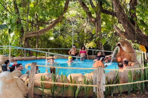 Após reabertura, Parque das Águas quentes registra mais de mil visitantes diários