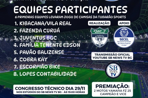 Copa Araguaia - Etapa Final em Barra do Garças já tem data definida.