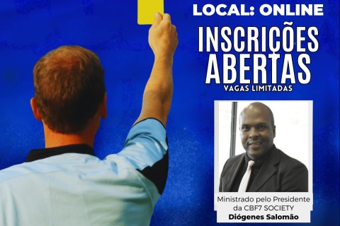 Curso de Formação de Oficiais de Arbitragem de Futebol 7 Society abre inscrições em Mato Grosso