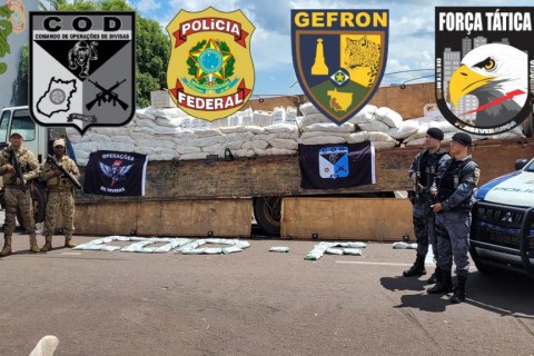 OPERAÇÃO INTEGRADA PM/GO, PM/MT E POLÍCIA FEDERAL RESULTA EM APREENSÃO DE GRANDE QUANTIDADE DE AGROTÓXICOS CONTRABANDEADOS DO PARAGUAI