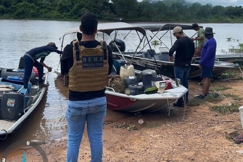 Polícia Civil deflagra operação para fiscalizar área fluvial na região de Cuiabá