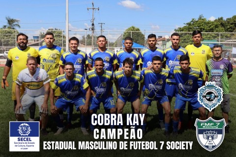 COBRA KAY É O CAMPEÃO ESTADUAL DE FUTEBOL 7 SOCIETY 2025