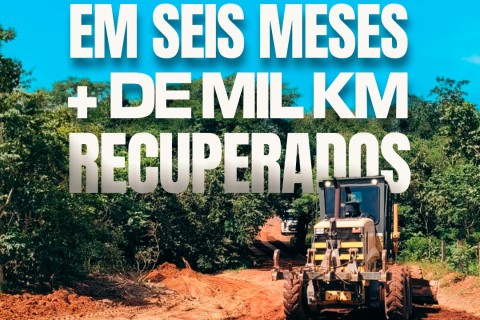 Em seis meses, Prefeitura de Barra do Garças recupera mais de mil km de estradas vicinais