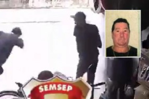 Ataque filmado: mecânico luta com atirador, baleia suspeito, mas morre após invasão de oficina