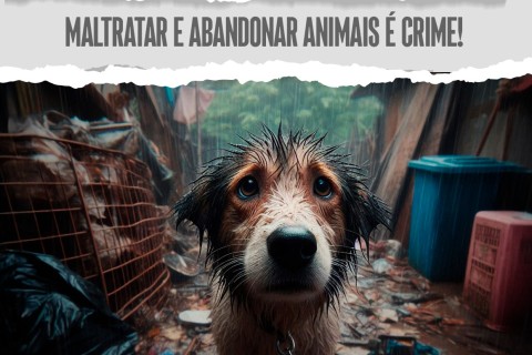 Quem abandona ou pratica maus-tratos a animais domésticos pode pegar até 5 anos de prisão