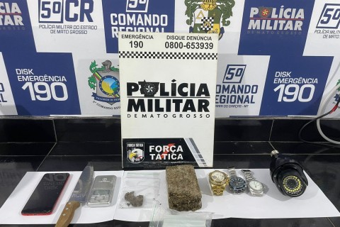 Durante a Operação Tolerância Zero, a equipe de Força Tática realizava patrulhamento no Bairro Santo Antônio,.