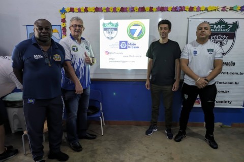 Curso de Arbitragem de Futebol 7 Society capacita novos árbitros em Terra Nova do Norte