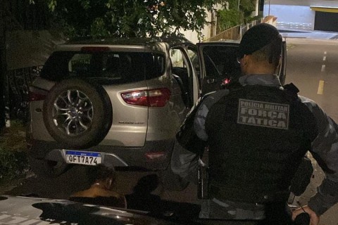 Durante a operação Tolerância Zero COPOM solicitou apoio em um possível roubo ocorrido nas imediações do Banco do Brasil em Barra do Garças.