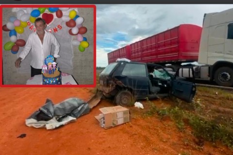 José Jacó Sobrinho, vítima de acidente com carretas na BR-158 na última quarta-feira, faleceu neste sábado em Barra do Garças-MT.