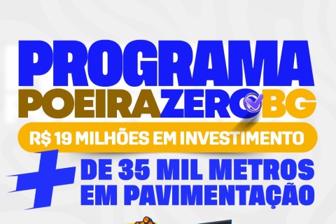 Poeira Zero BG: Prefeitura de Barra do Garças investe R$19 milhões para pavimentação de diversa ruas