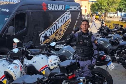 O sargento Moura, da Polícia Militar de Mato Grosso, perdeu a vida em um acidente enquanto realizava escolta de ciclistas na MT-402