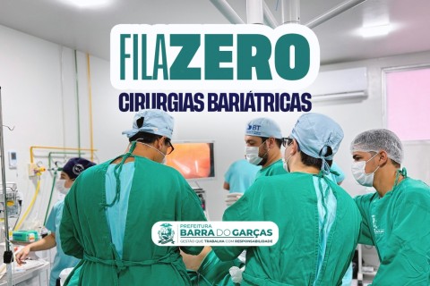 Segunda etapa de cirurgias bariátricas inicia nesta terça-feira (19), em Barra do Garças