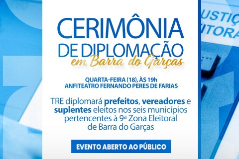 A cerimônia inicia às 19h, no Anfiteatro Fernando Peres de Farias